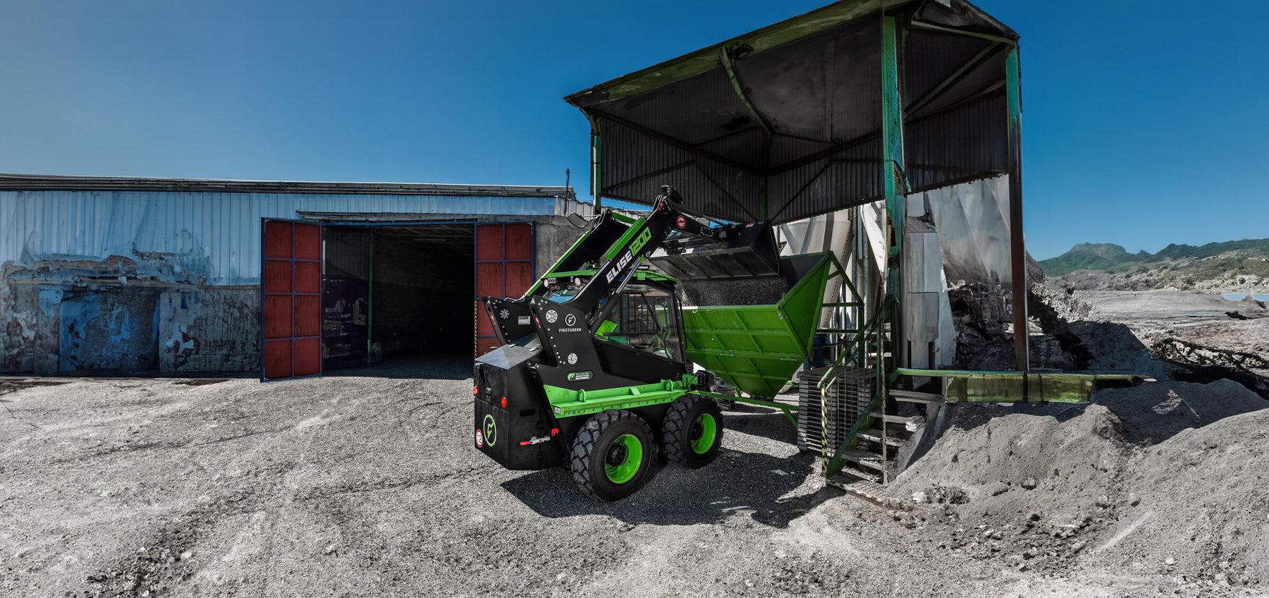 FirstGreen All-Electric Skid Steer