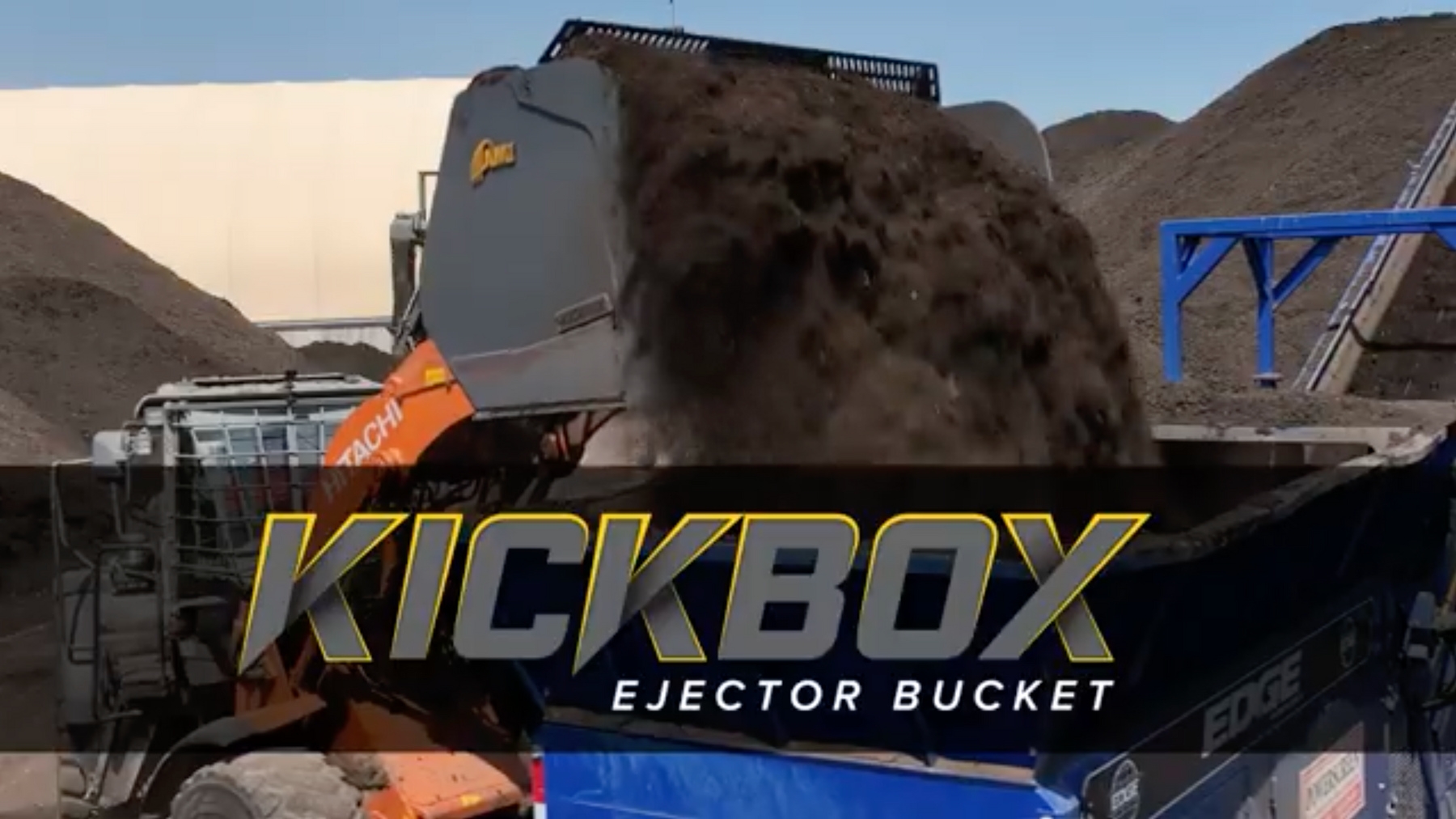 The Best Ejector Bucket For Grain, Recycling, Top Soil, Mulch and Manure
