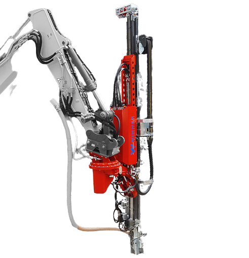 Wimmer AB 4600 T Series Excavator Drill Attachment