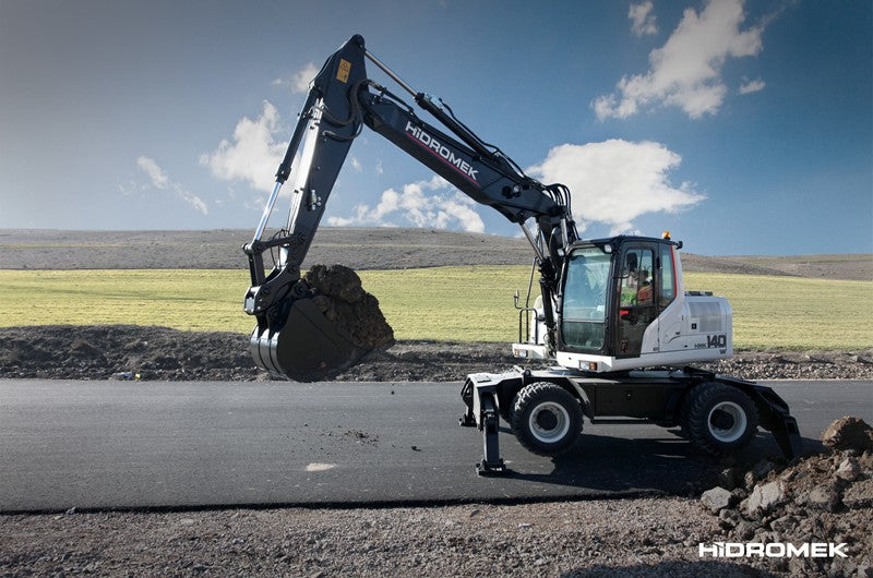 Hidromek HMK 140 W Wheeled Excavator