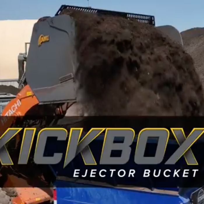 The Best Ejector Bucket For Grain, Recycling, Top Soil, Mulch and Manure