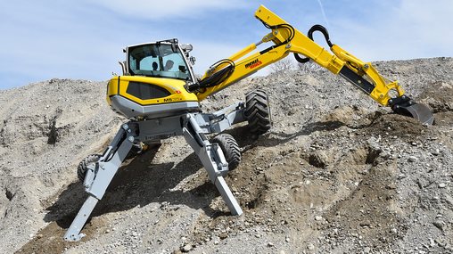 Medium excavator - HMK 310 LC LR - HIDROMEK co. - crawler / diesel