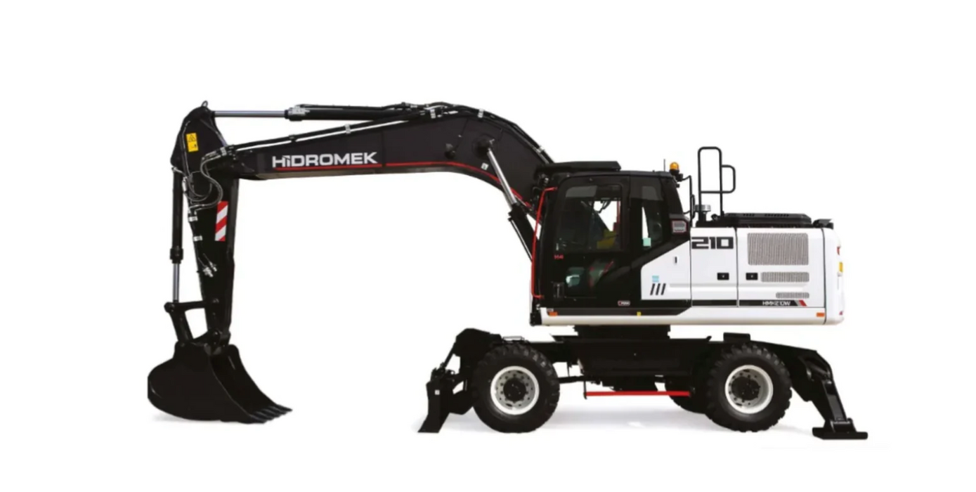 Hidromek HMK 210 W Wheeled Excavator