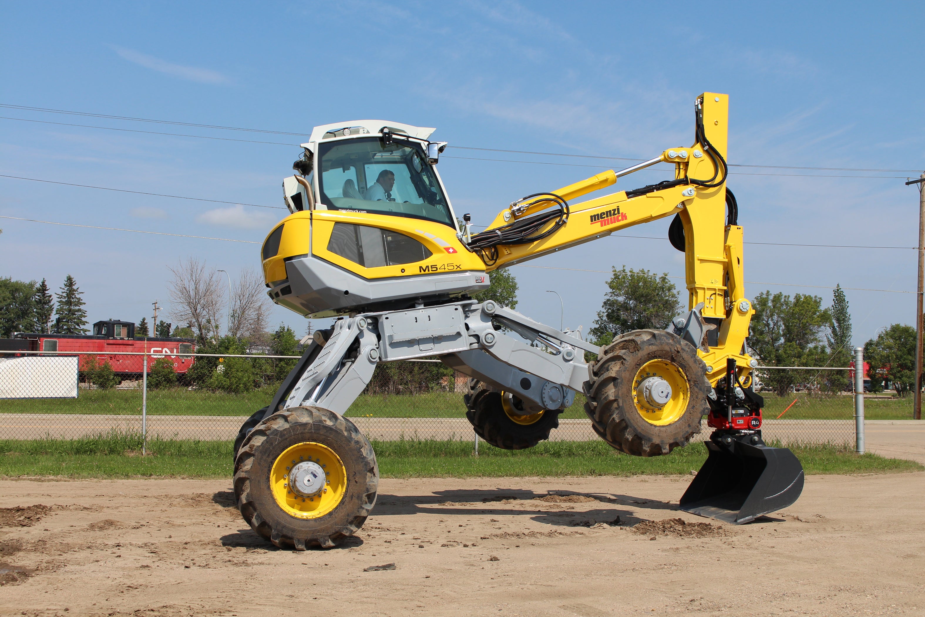 Muck Machine Menzi Muck M545x Excavator — Evolution Mechanical