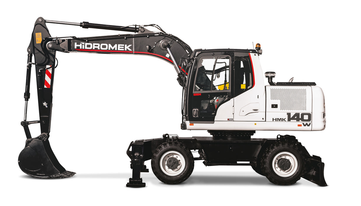 Hidromek HMK 140 W Wheeled Excavator